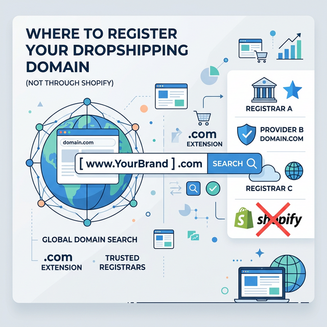 Where to Register Your Dropshipping Domain (Not Shopify) — 2026 Guide